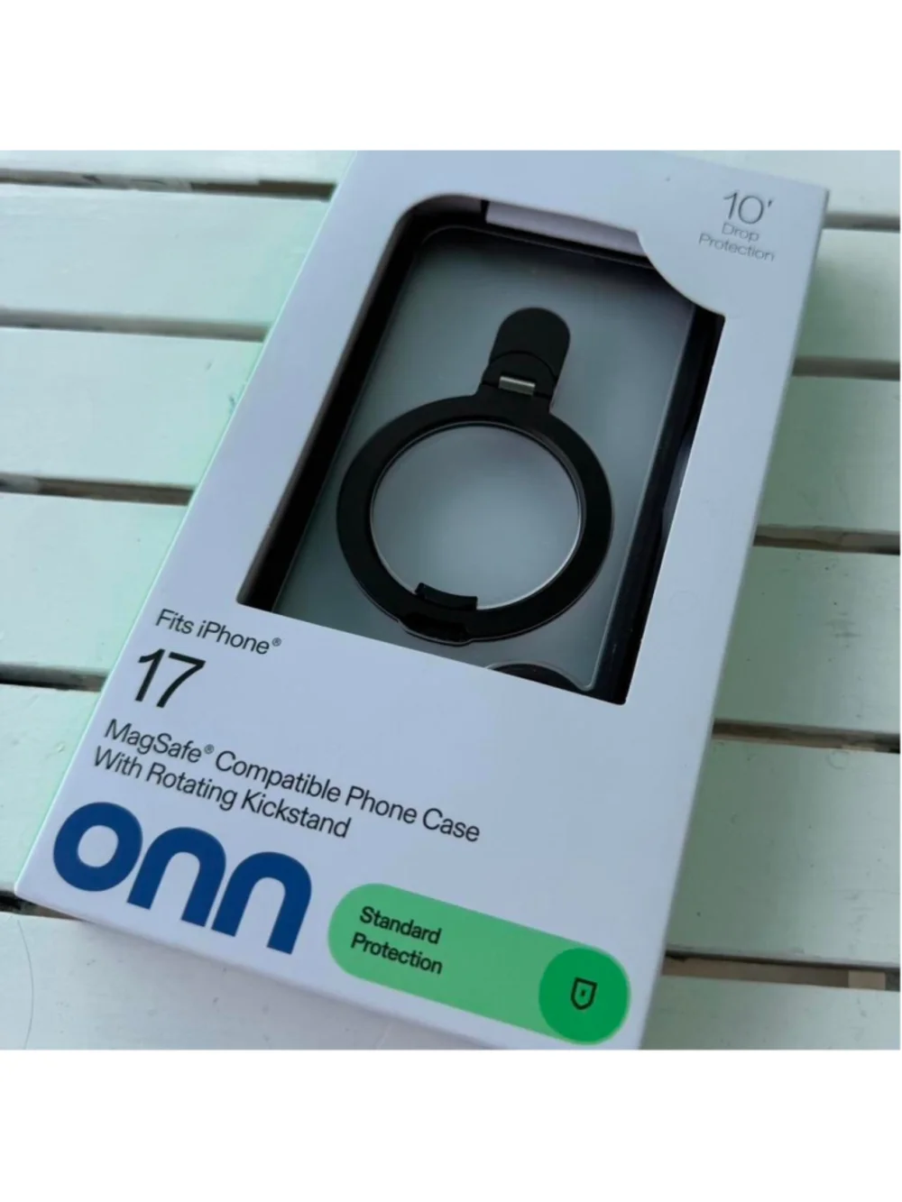 Onn mag safe compatible phone case with rotating kickstand